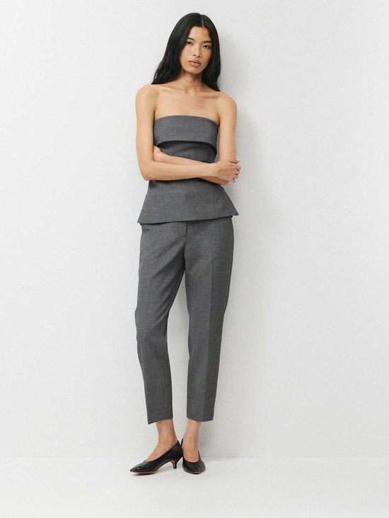 Aritzia Pants - Aritzia Babaton Markova Pant Grey Melange Regular Size 4 business casual